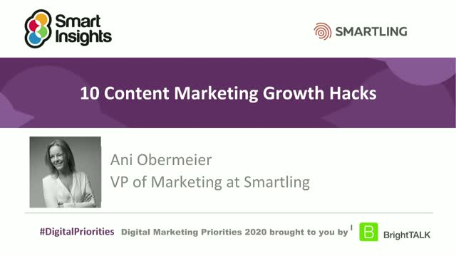 10 Content Marketing Growth Hacks